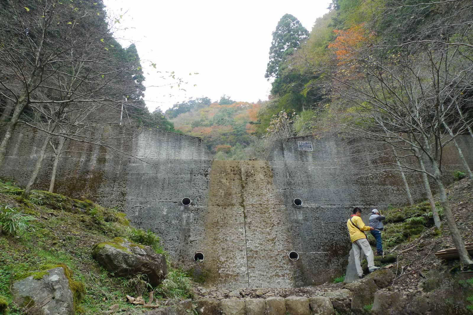 大山の堤防？