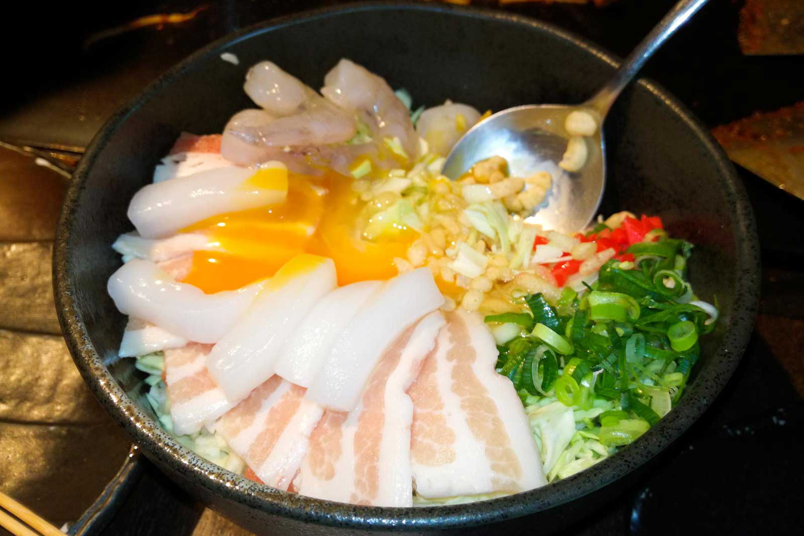 大阪風 ぽんぽこ盛りお好み焼き