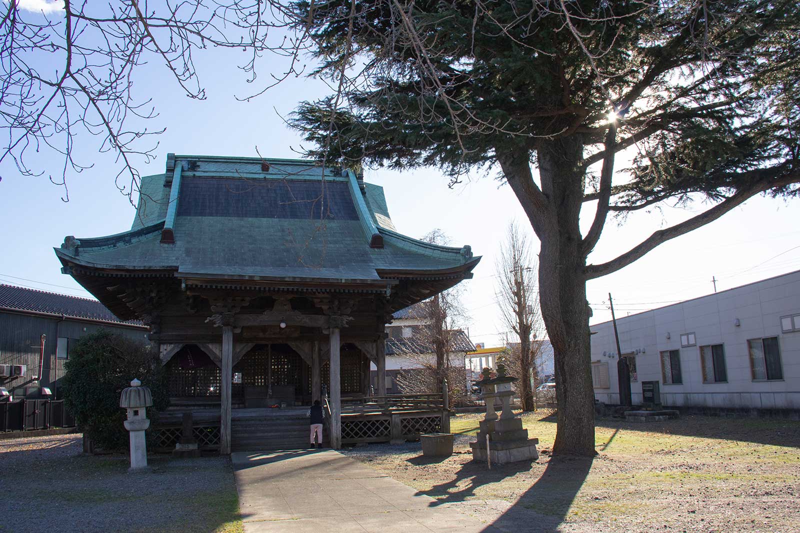 竜ケ崎駅近くの神社